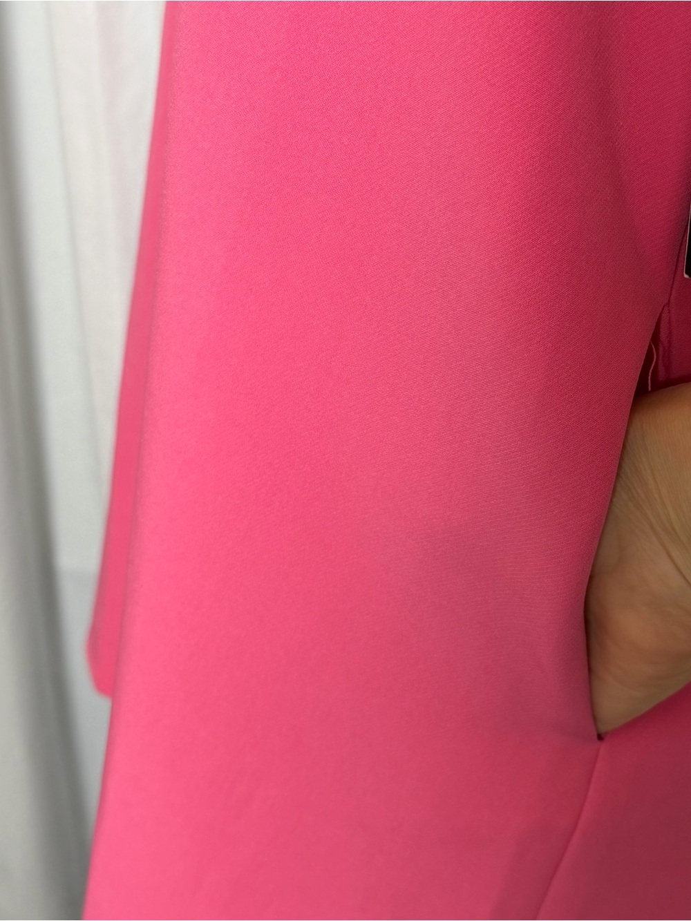 Tuckernuck Daphne Dress NWT Hot Pink Bow Back Shift Pockets Women’s Small - Picture 8 of 14